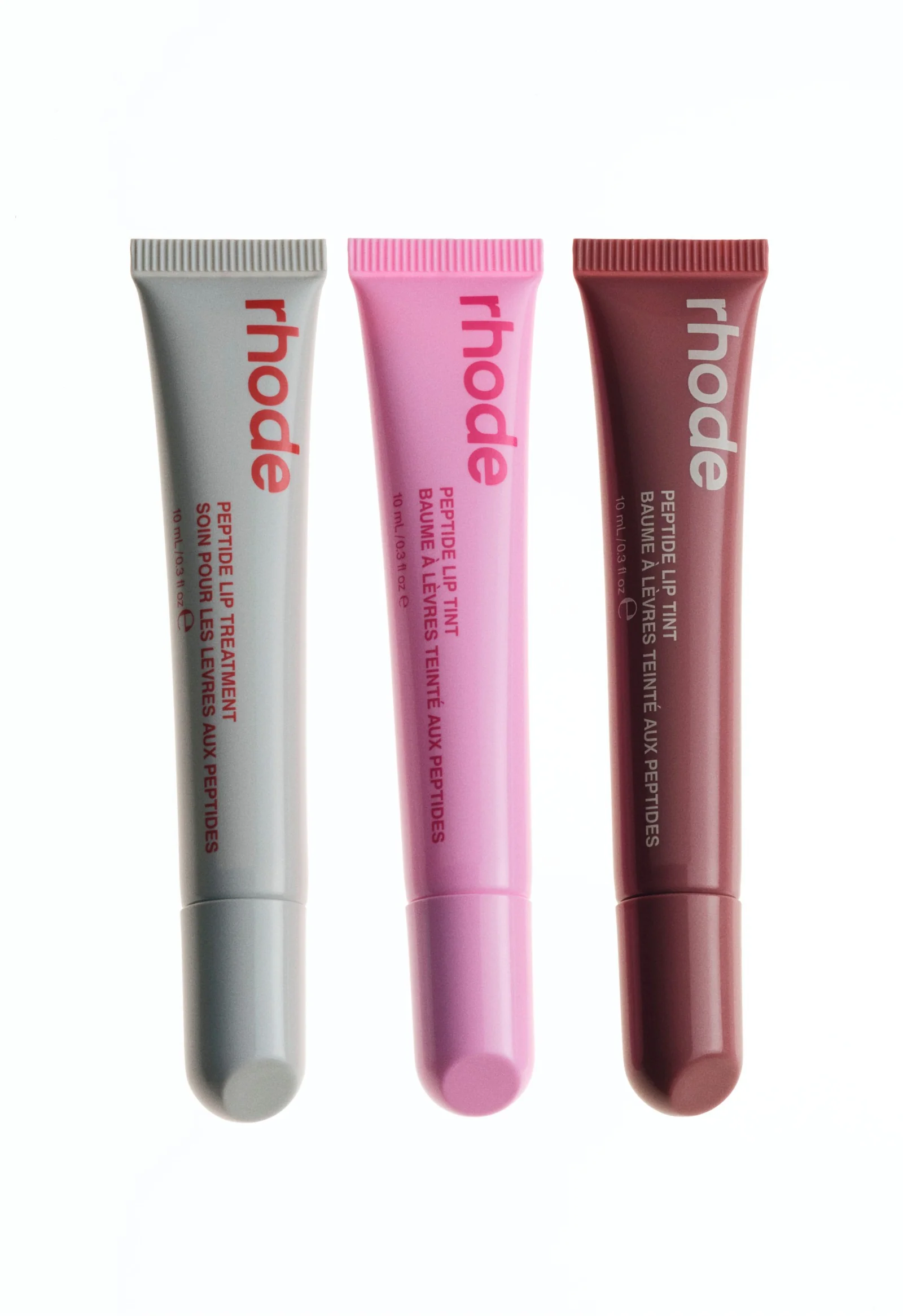 the peptide lip trio strawberry glaze, jelly bean, salty tan - Image 4